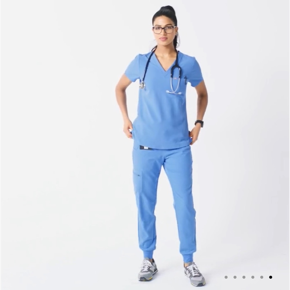 Figs Zamora Joggers Ceil Blue